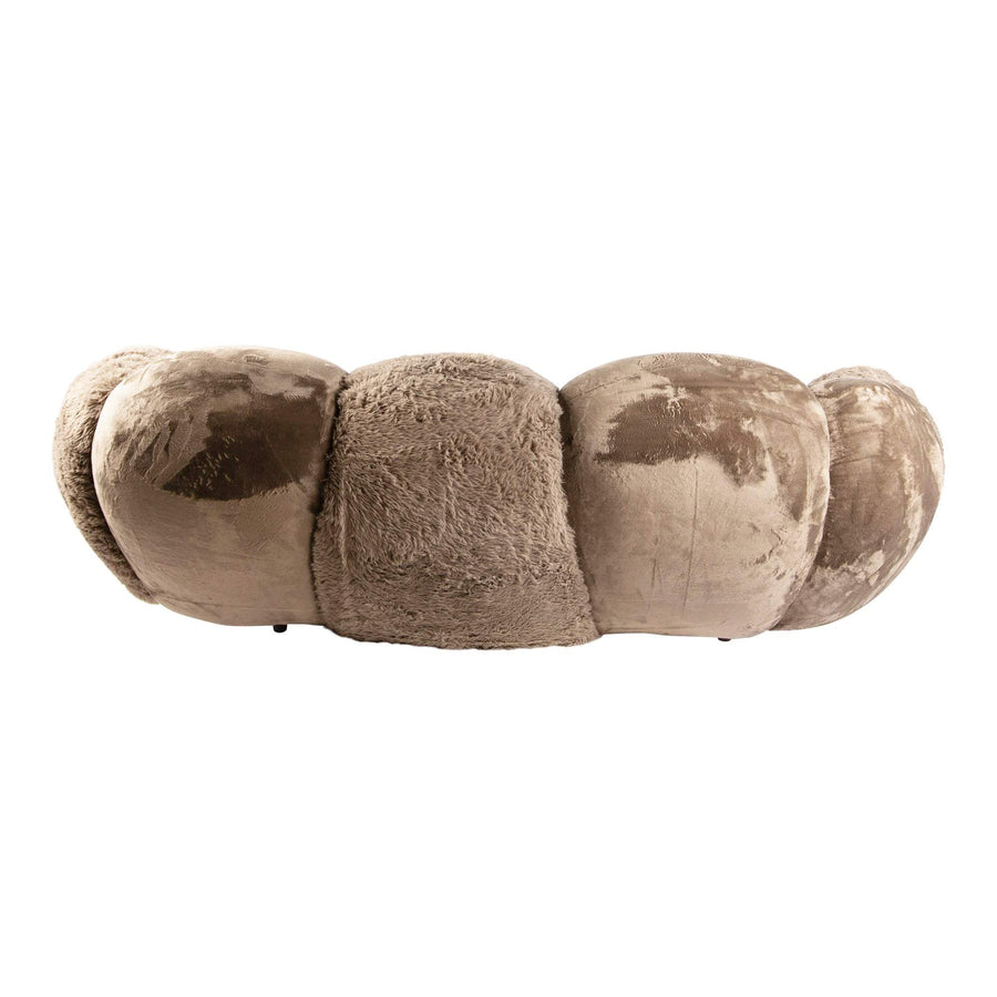 Bank Curvae Lush Kleur Taupe