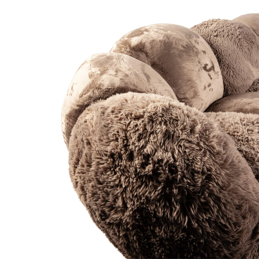 Bank Curvae Lush Kleur Taupe