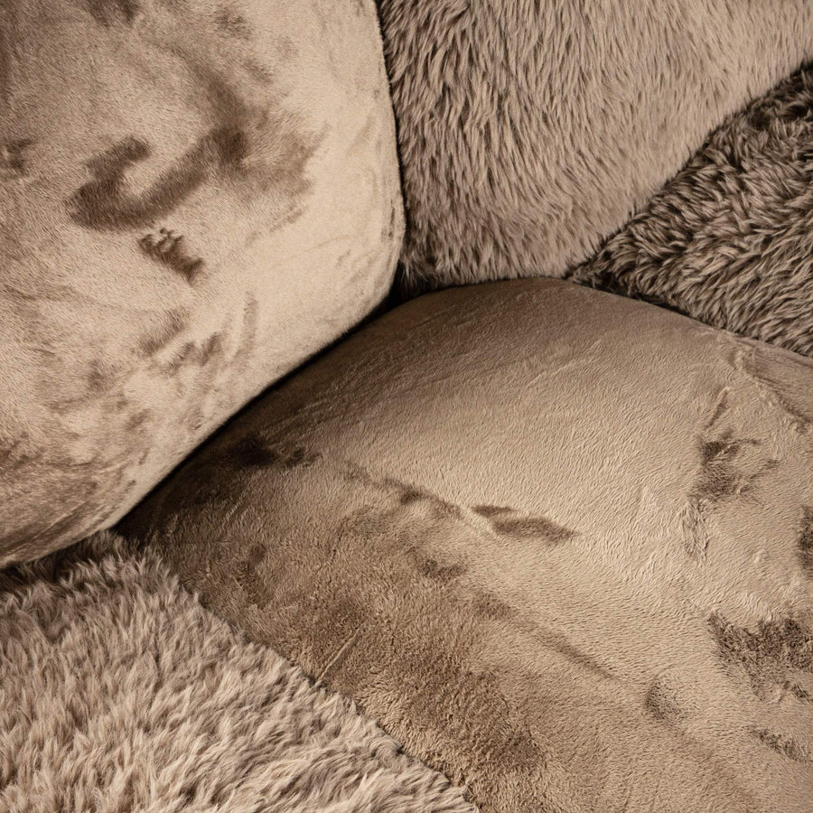 Bank Curvae Lush Kleur Taupe