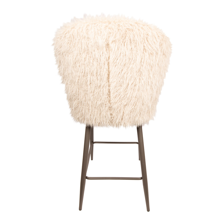 Ares Bar Chair Hair Beige 1 stuk (poot beschadigd)