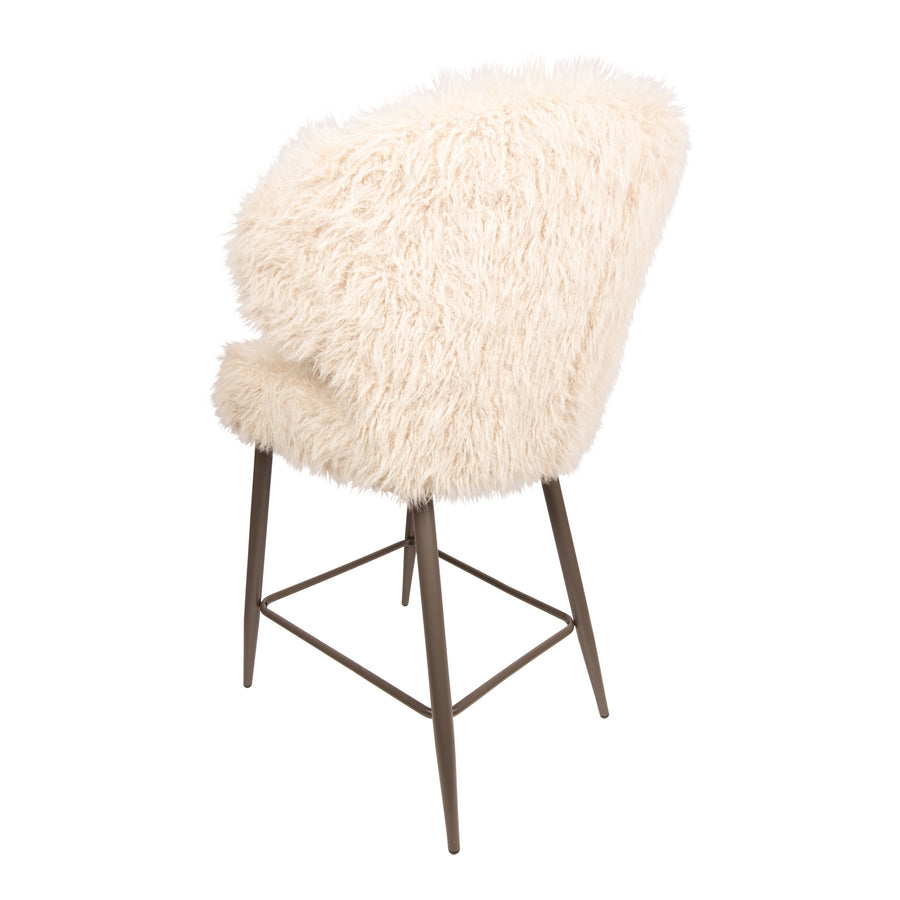 Ares Bar Chair Hair Beige 1 stuk (poot beschadigd)