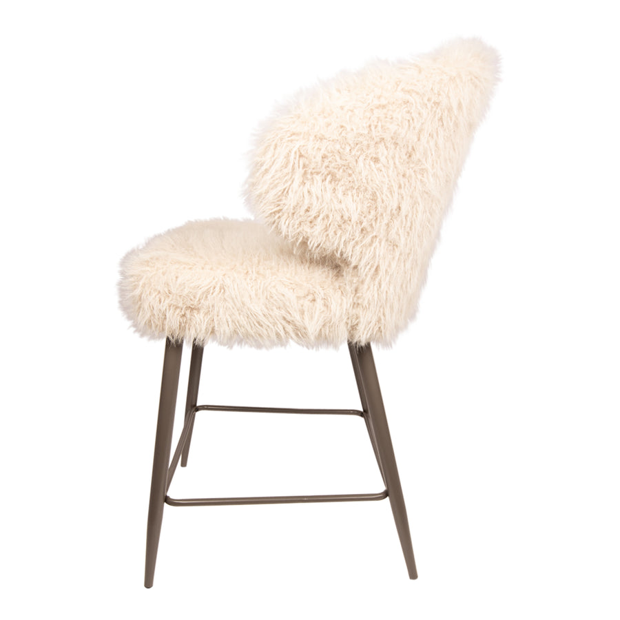 Ares Bar Chair Hair Beige 1 stuk (poot beschadigd)