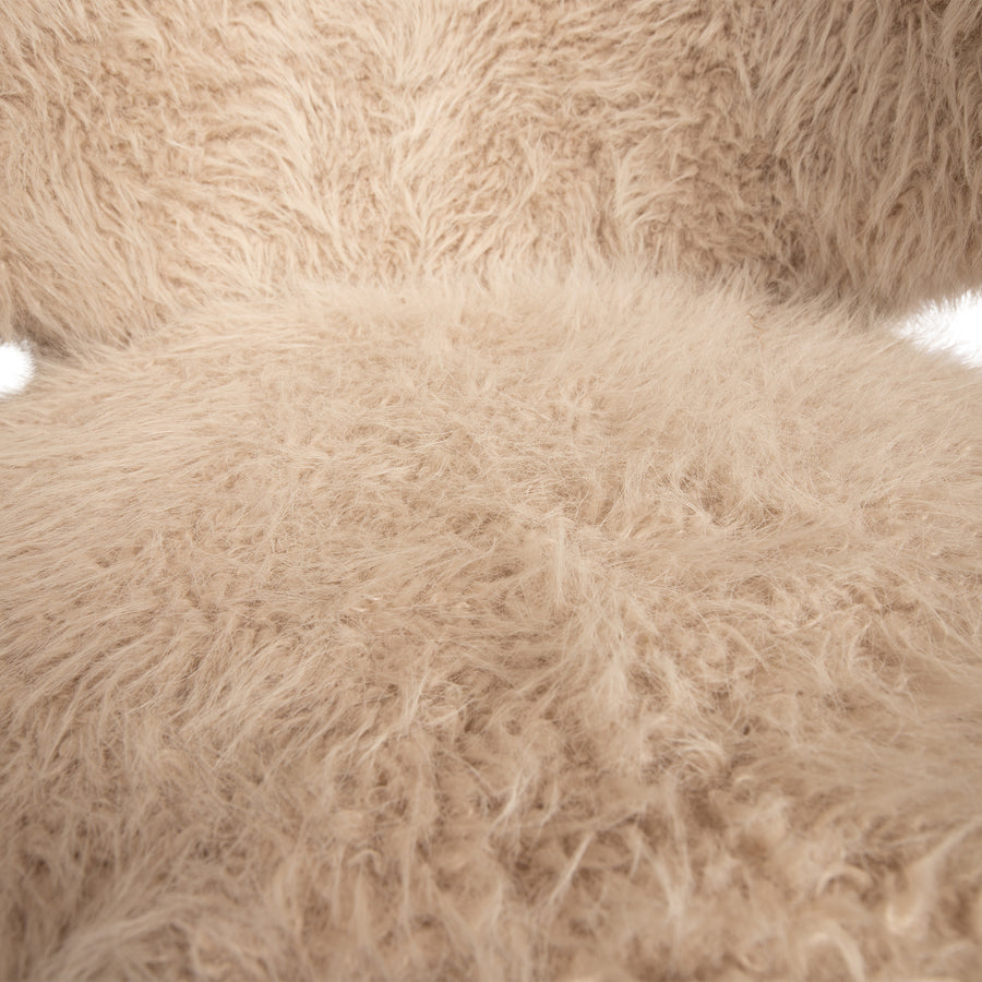 Ares Bar Chair Hair Beige 1 stuk (poot beschadigd)