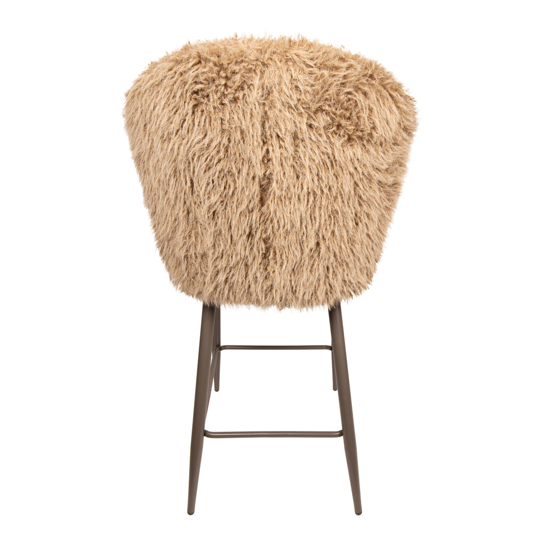 Ares Bar Chair Hair Brown (set of 2)