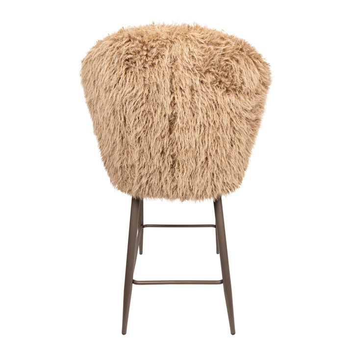 Ares Bar Chair Hair Brown (set of 2)
