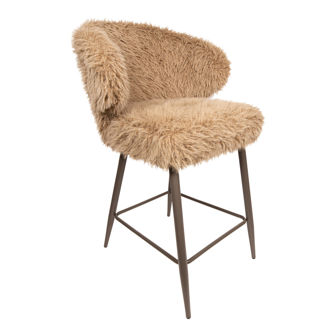 Ares Bar Chair Hair Beige (set of 2)