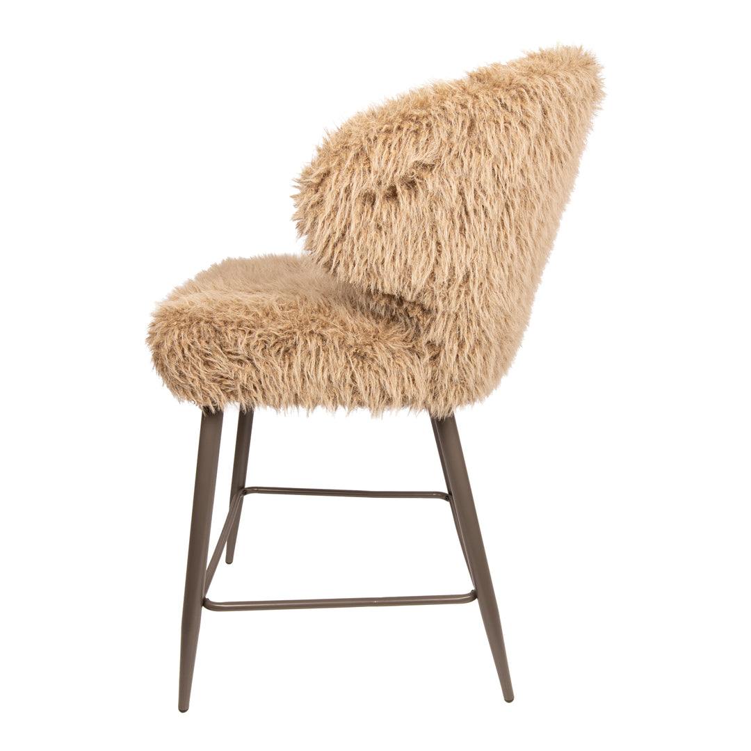 Ares Bar Chair Hair Brown (set of 2)