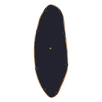 Paislie Brass Organic Shaped Mirror Oval 56x3x150cm PTMD