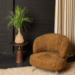 Kunst Onion Grass op Kokos Stam 98 cm – PTMD – Kunstplant Groen