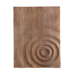 Rechthoekig wandpaneel mangohout naturel 100x130 cm – PTMD Mattin