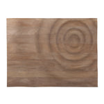 Mattin Natural Mango Wood Circle Wall Panel Rect