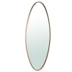 Serine Sand Steel Oval Mirror Large 78x3,5x180cm PTMD