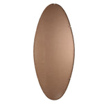 Serine Sand Steel Oval Mirror Large 78x3,5x180cm PTMD