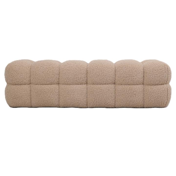 Zitbank Teddy beige stof
