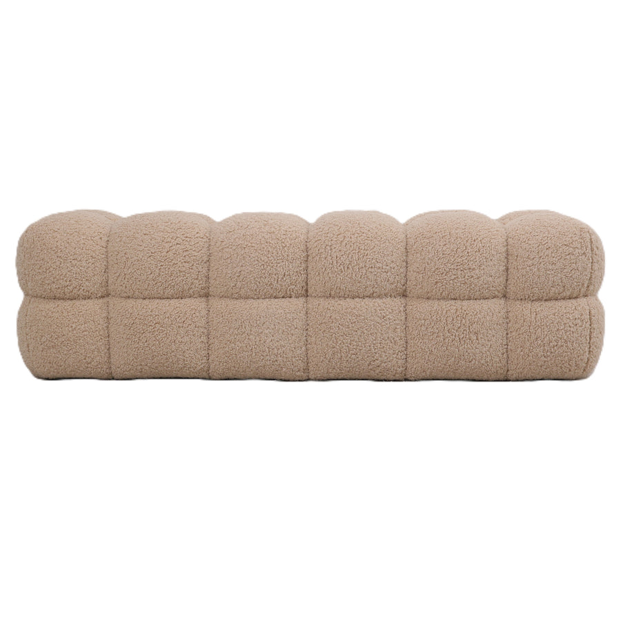 Zitbank Teddy beige stof