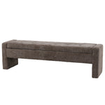 Sidney Opbergbank 160 cm – Bank met Opbergruimte (Cream & Stone)
