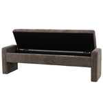 Sidney Opbergbank 160 cm – Bank met Opbergruimte (Cream & Stone)