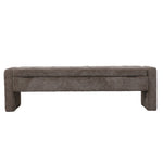 Sidney Opbergbank 160 cm – Bank met Opbergruimte (Cream & Stone)