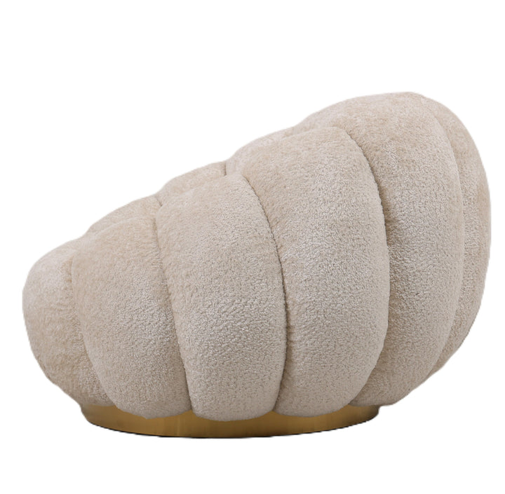 Daisy Fauteuil Cream Euphoria 2 Gold Base