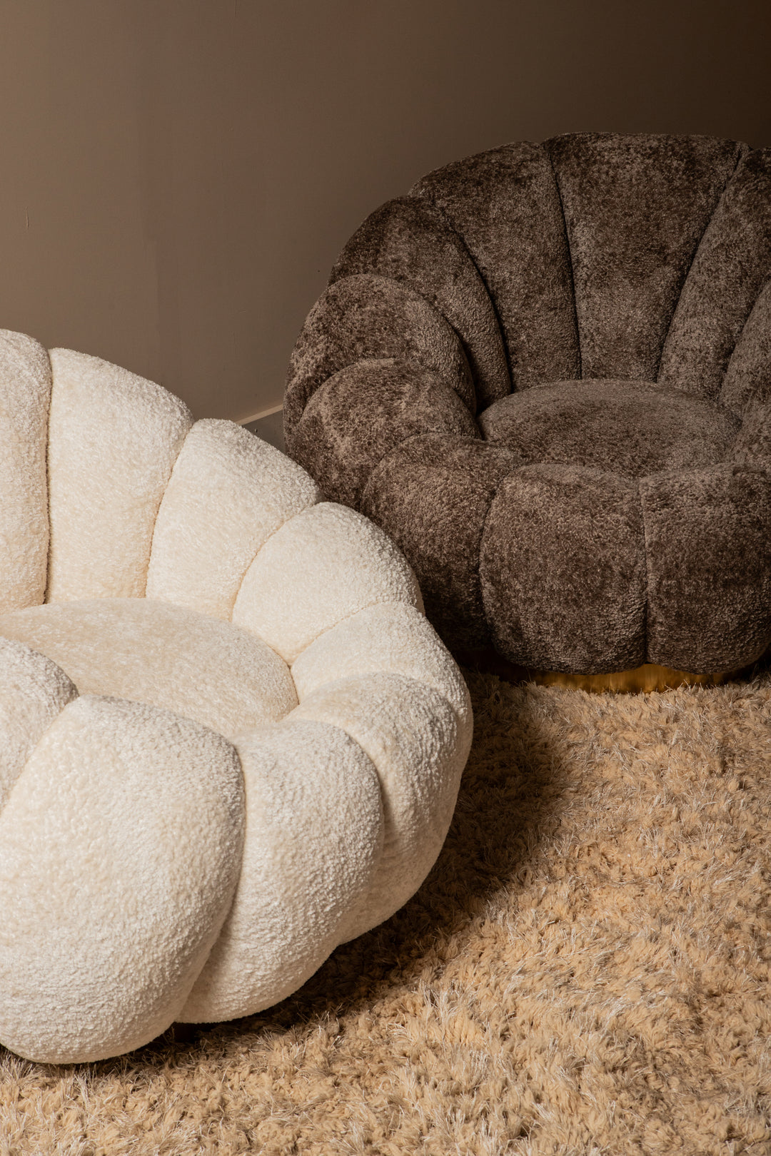 Daisy Fauteuil Cream Euphoria 2 Gold Base