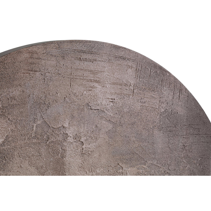 PTMD Rond Canvas Wandpaneel Bruin – ø90 cm | Kemp