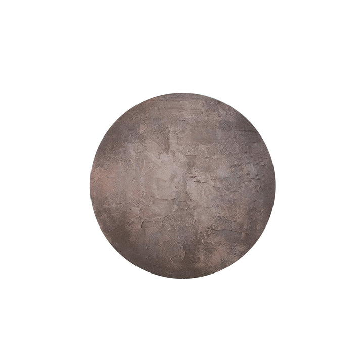 PTMD Rond Canvas Wandpaneel Bruin – ø90 cm | Kemp