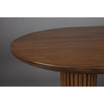 Onderstel van de ovale eiken eettafel Dutchbone Dean