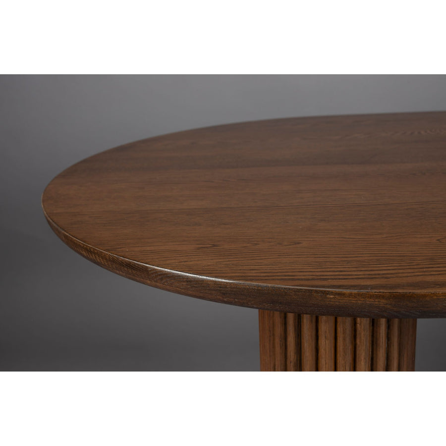 Onderstel van de ovale eiken eettafel Dutchbone Dean