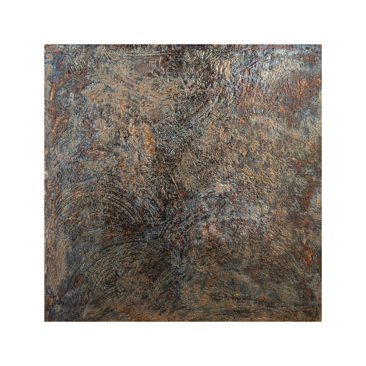 Vierkant wandpaneel Sukhmia L gunmetal MDF glanzend