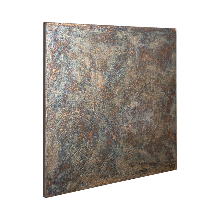 Vierkant wandpaneel Sukhmia L gunmetal MDF glanzend