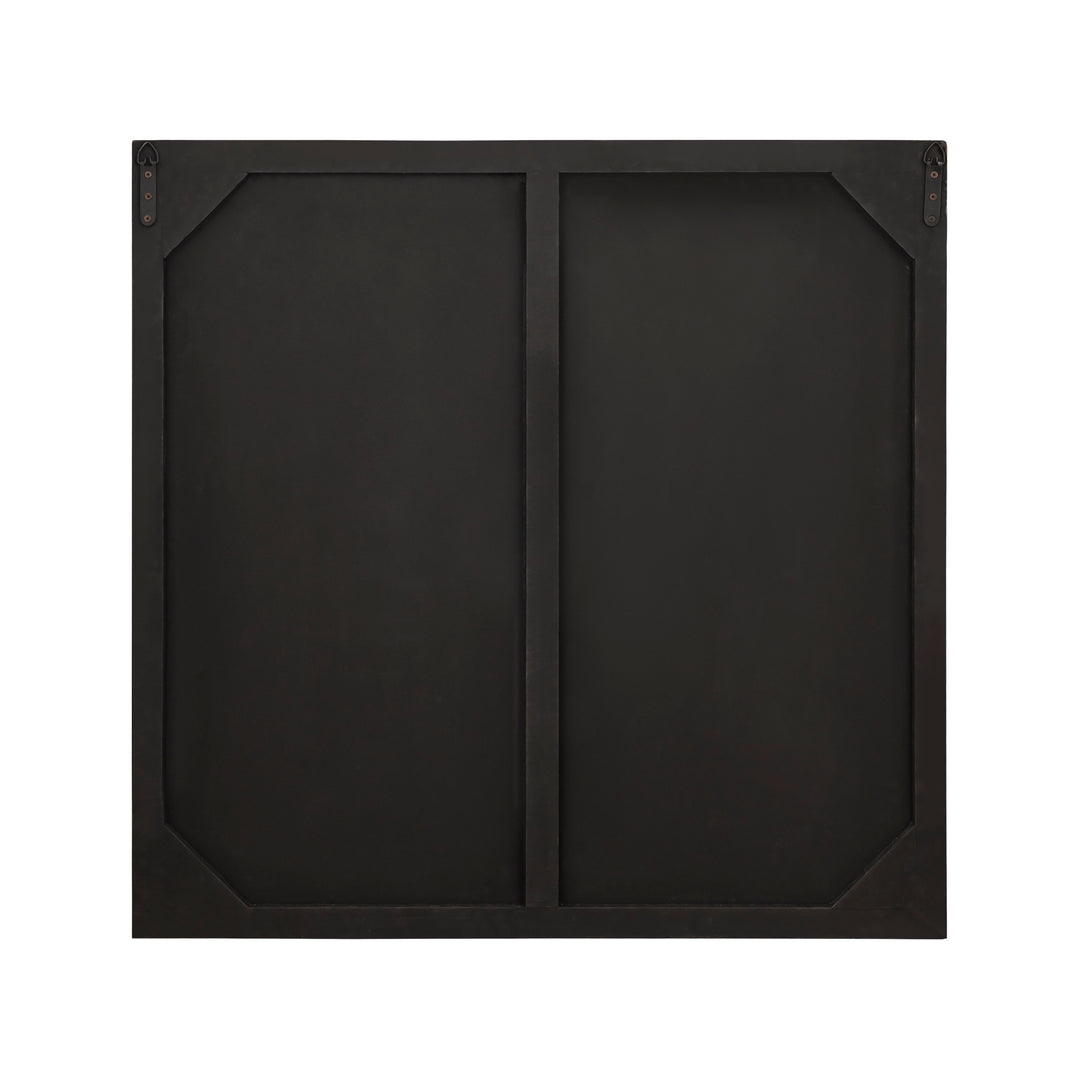 Vierkant wandpaneel Sukhmia L gunmetal MDF glanzend