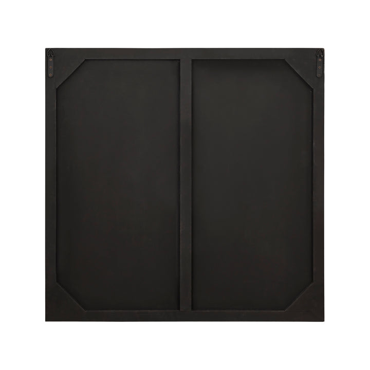 Vierkant wandpaneel Sukhmia L gunmetal MDF glanzend