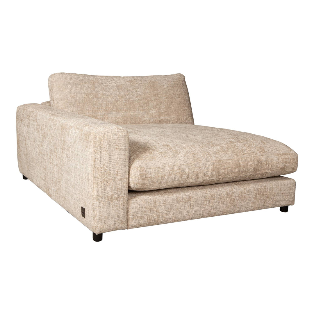 PTMD New Nilla Bank Element Chaise Longue Rechts Crème