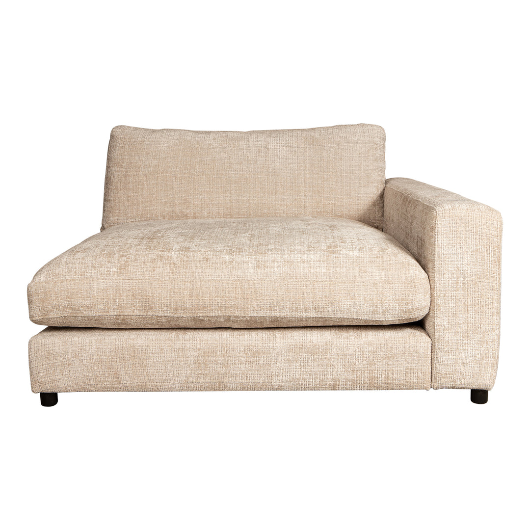 PTMD New Nilla Bank Element Chaise Longue Rechts Crème