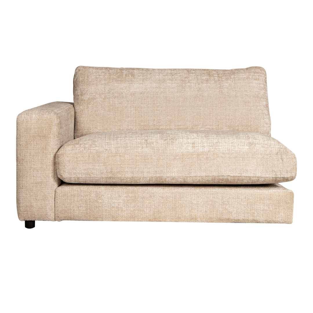 PTMD New Nilla Bank Element Chaise Longue Rechts Crème