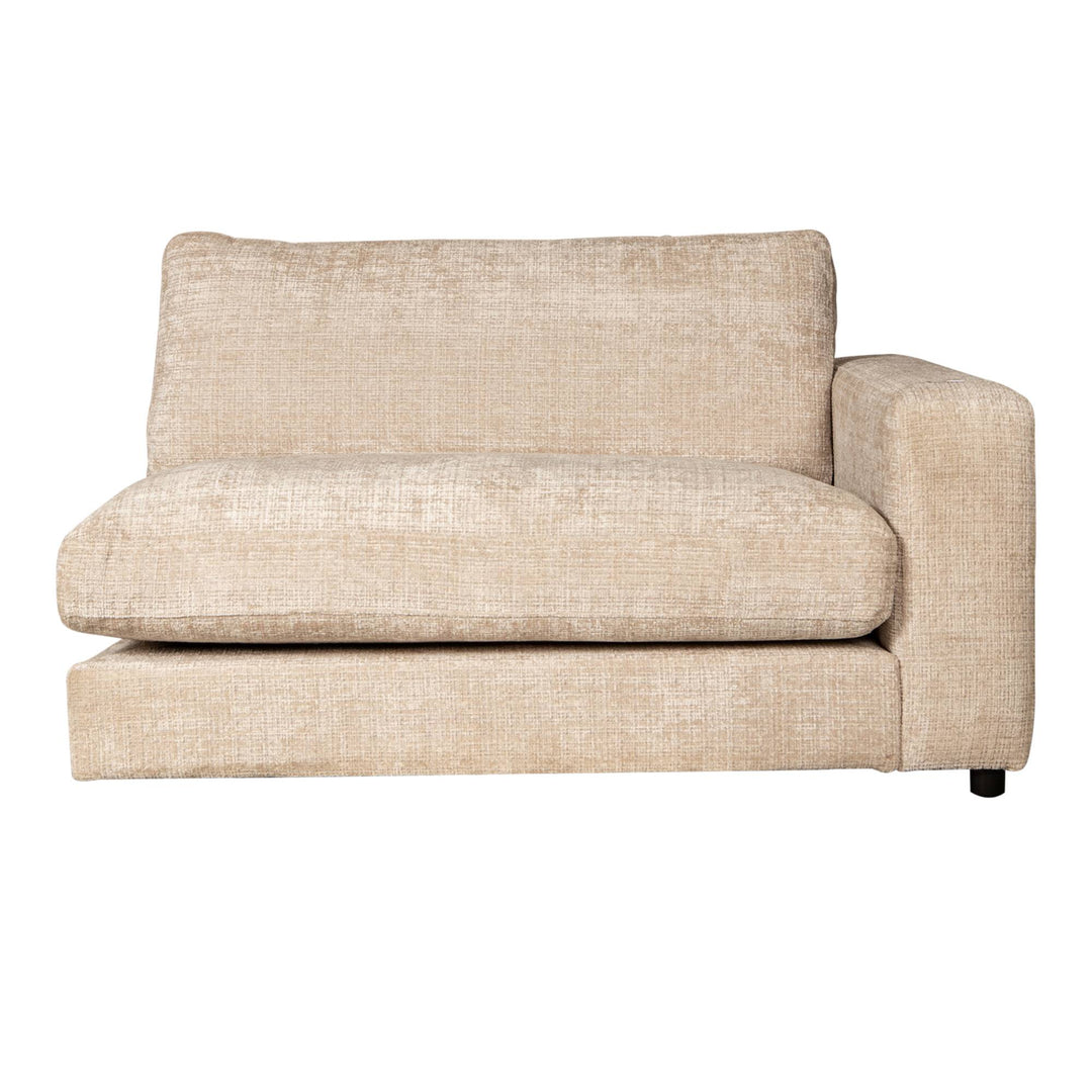 PTMD New Nilla Bank Element Chaise Longue Rechts Crème
