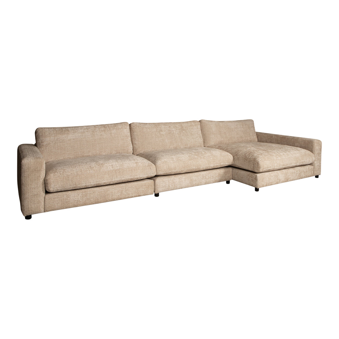 PTMD New Nilla Bank Element Chaise Longue Rechts Crème