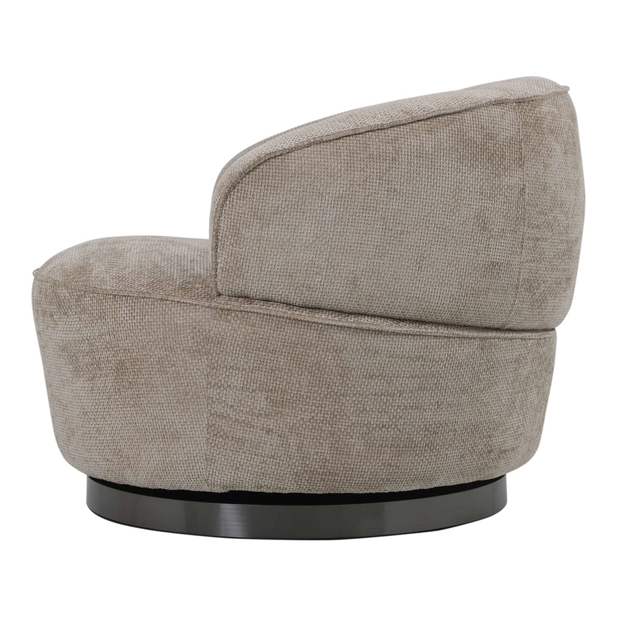 Filou Draaifauteuil Beige - Ronde Fauteuil
