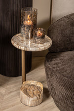 Filou Draaifauteuil Donkerbruin - Ronde Fauteuil