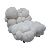 PTMD Dakota Teddy Fauteuil Off White