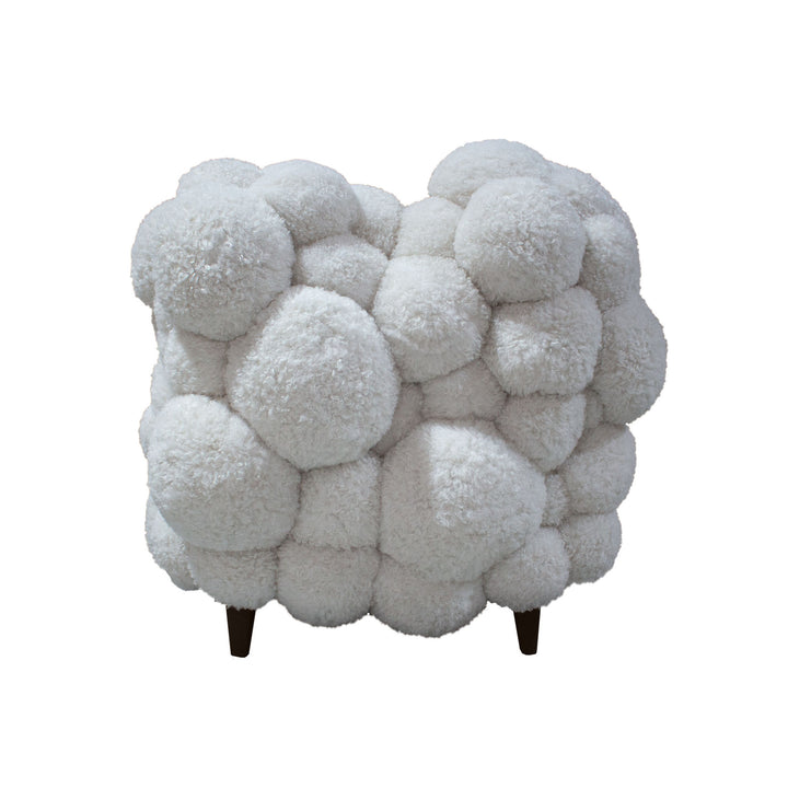 PTMD Dakota Teddy Fauteuil Off White