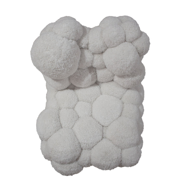 PTMD Dakota Teddy Fauteuil Off White