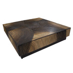 PTMD Casablanca Bruine Salontafel Vierkant – 120×120 cm | Direct Leverbaar