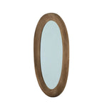 Ovale Wandspiegel Mangohout 120 cm – PTMD Noam Bruin