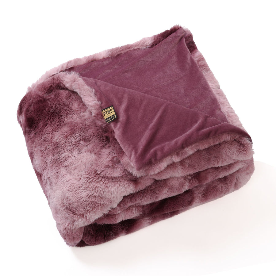 PTMD Linde Bedsprei in Giftbox 220x240 cm – Bordeaux