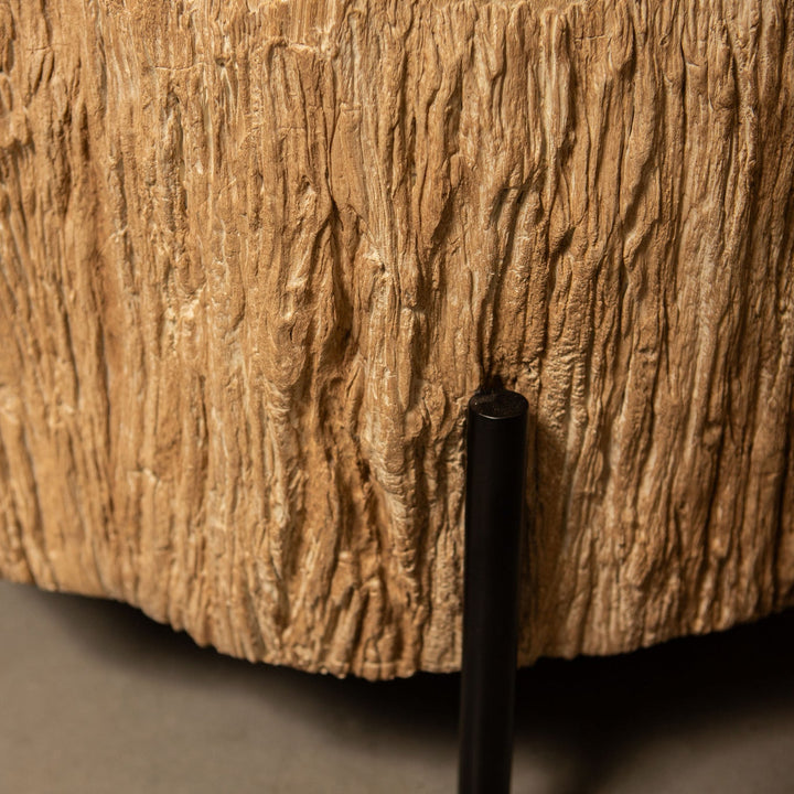Salontafel Taly natural versteend hout fiberglass