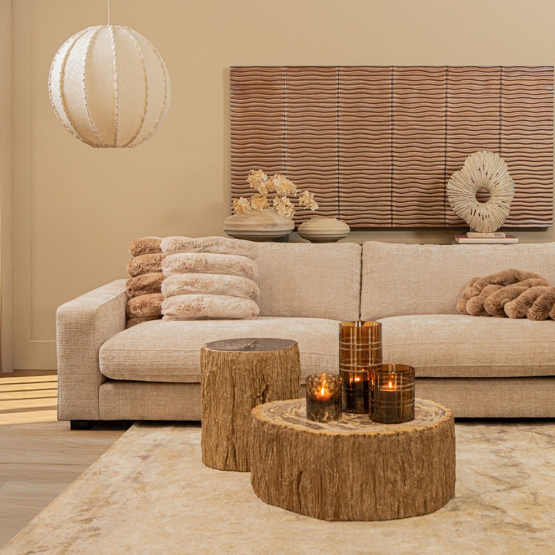 Salontafel Taly natural versteend hout steen