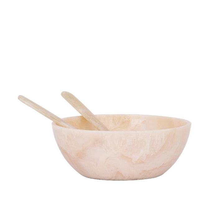 salade schaal marmer look