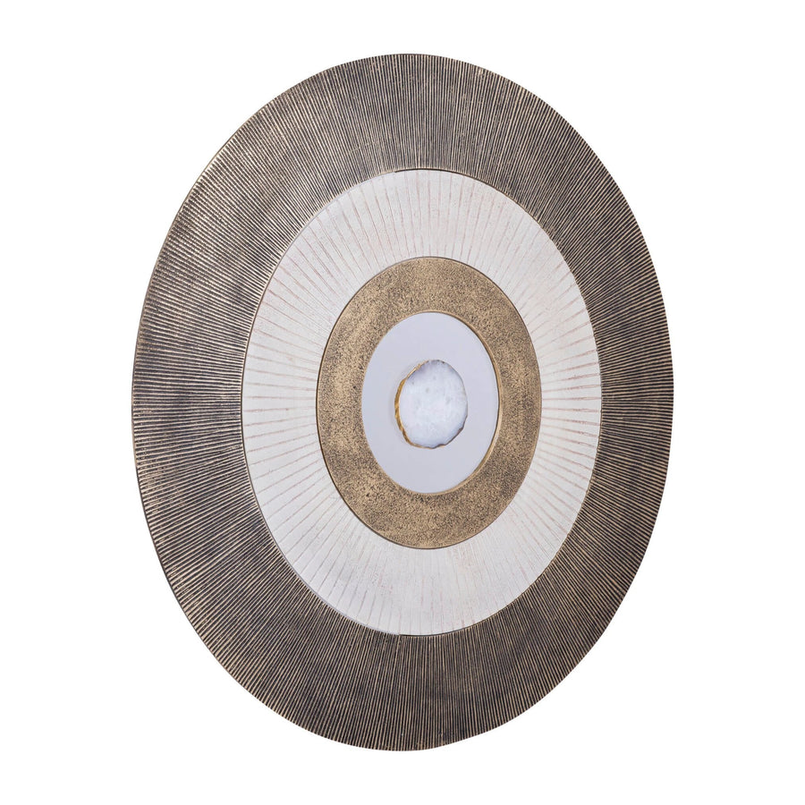 Jacci wandpanelen boven een bed in het interieur