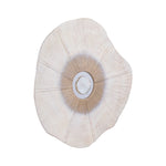 Organisch Wandpaneel Aluminium Beige met Steen 60 cm – PTMD Rella S